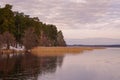 View of frozen lake Royalty Free Stock Photo