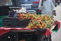 View of fruits in an Indian market