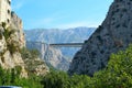 View of the future bypass link above the Croatian city of OmiÃÂ¡, July 2022, OmiÃÂ¡, Croatia