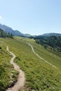 The view from Gablonzer huette to Zwiesel valley, Gosaukamm mountain ridge, Germany