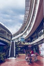 View of the Galeria Corazon shopping plaza, one of the main beaches of the Fifth Avenue