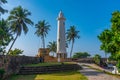 View of the Galle lighthouse in Sri Lanka