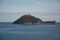 View of the Gallinara island