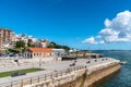 View of Gamazo Dock in the port of Santander Royalty Free Stock Photo