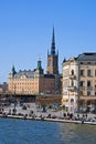 View on Gamla Stan in Stockholm, Sweden Royalty Free Stock Photo