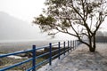 View of Ganga and Rishikesh, holy Indian place