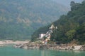 View of Ganga river in Rishikesh Royalty Free Stock Photo