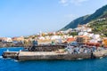 View of Garachico town on northern coast of Tenerife island, Spain Royalty Free Stock Photo