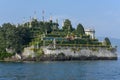 View at the garden of Bella island on lake Maggiore, Italy Royalty Free Stock Photo