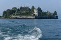 View at the garden of Bella island on lake Maggiore, Italy Royalty Free Stock Photo