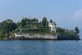 View at the garden of Bella island on lake Maggiore, Italy Royalty Free Stock Photo