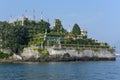 View at the garden of Bella island on lake Maggiore, Italy Royalty Free Stock Photo