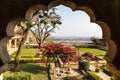 View at the garden of Bundi palace in Bundi, Rajasthan, India Royalty Free Stock Photo