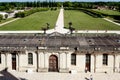 View of garden of castle Chateau de Chambord