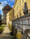 View from garden next to Schwarzenberg Palace., Prague, Czech Republic Royalty Free Stock Photo