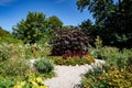View of the garden at Spadina Museum in Toronto Royalty Free Stock Photo