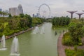 View of Gardens by the Bay, Singapo