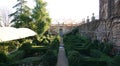 View of the gardens of the labyrinth of Horta Royalty Free Stock Photo