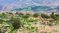 View of gardens from Mount Nebo in winter Royalty Free Stock Photo