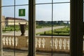 View on the gardens of the Royal Palace of Venaria, Italy