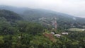 The view of the gardens surrounding Mount Salak in Bogor, Indonesia Royalty Free Stock Photo