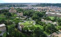View of the gardens of the Vatican Royalty Free Stock Photo