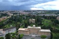 View of the gardens of the Vatican Royalty Free Stock Photo