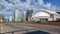 Gardiner expressway view in Toronto Royalty Free Stock Photo