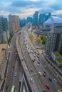 View of Gardiner Expressway in Toronto Royalty Free Stock Photo