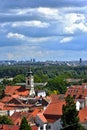 View during the day from the Gardos Tower in Zemun, Belgrade