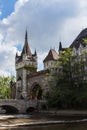 View of the gate house at Vaidahunyad Castle in Budapest. Hungary Royalty Free Stock Photo