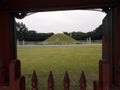 View from the gate of the tomb of King Suro, legendary founder of Geumgwan Gaya State 43 - 532