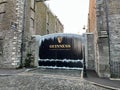 View of gates of Guinness brewery in Dublin