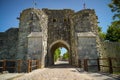 View on the gateway of the medieval town of Provins Royalty Free Stock Photo