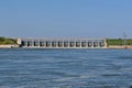 Missouri River dam at Gavins Point