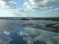 View from Gaylord of Woodrow Wilson bridge in national harbor