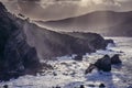 View from Gaztelugatxe islet Royalty Free Stock Photo