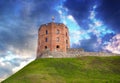 View of Gediminas Tower in Vilnius