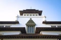 The view of Gedung Sate. Grand Dutch colonial administration building dating to the 1920s