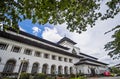 View of Gedung Sate, an Old Historical building with art deco style in Bandung, Indonesia Royalty Free Stock Photo