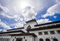 View of Gedung Sate, an Old Historical building with art deco style in Bandung, Indonesia