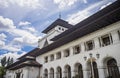 View of Gedung Sate, an Old Historical building with art deco style in Bandung, Indonesia