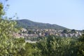 View of Gelida , Catalonia, Spain. Royalty Free Stock Photo