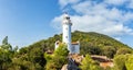 View from Gelidonya Lighthouse. Lycian Way, Antalya Turkey. Royalty Free Stock Photo