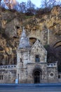 View of Gellert Cave in Budapest, Hungary Royalty Free Stock Photo