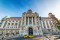 View of Gellert thermal spa historical building, Budapest, Hungary