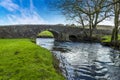 A view of the Gelli bridge that spans the River Syfynwy, Wales Royalty Free Stock Photo