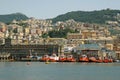 View of Genoa city, Italy