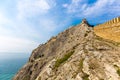 View of Genoese fortress Royalty Free Stock Photo