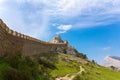 View of Genoese fortress Royalty Free Stock Photo